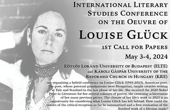 International Literary Studies Conference on the Oeuvre of Louise Glück