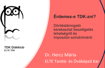 Érdemes-e TDK-zni? Kerekasztal beszélgetés