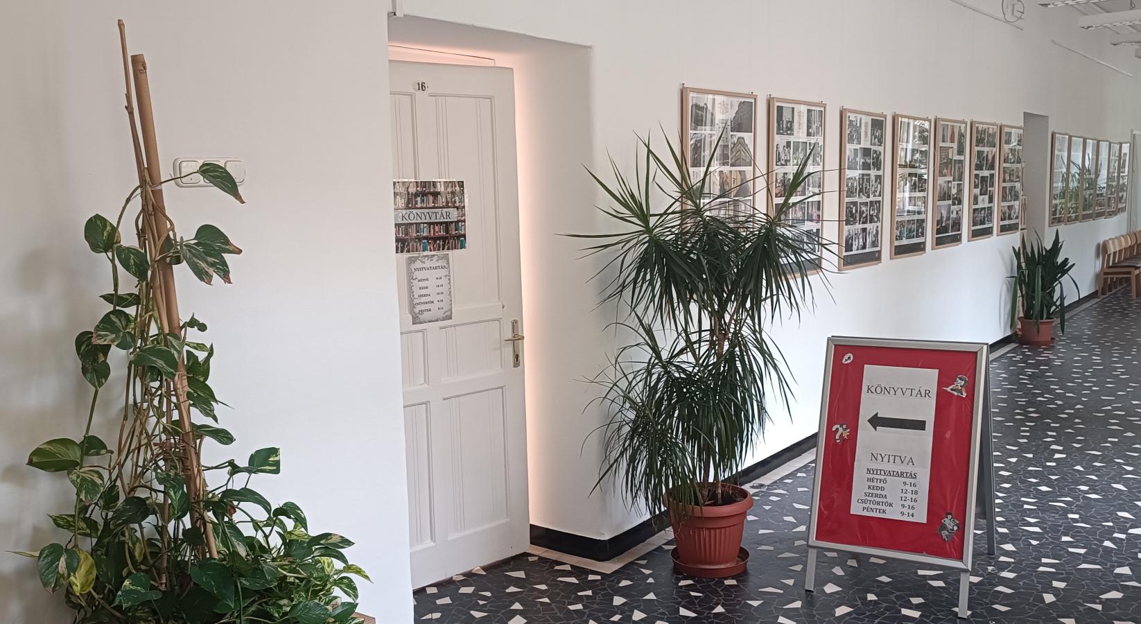 Entrance of the library