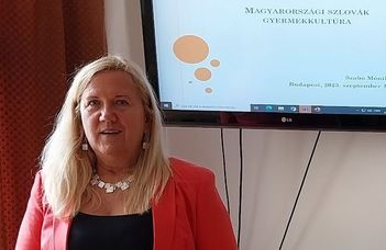 Előadás a magyarországi szlovák nemzetiségi gyermekkultúráról